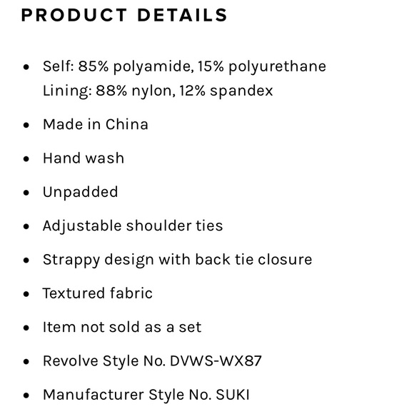 NWOT DEVON WINDSOR Suki Bikini Top in Textured Cream - Picture 10 of 10